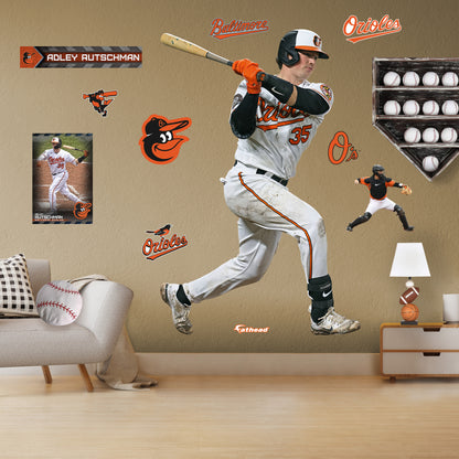 Baltimore Orioles: Adley Rutschman 2022        - Officially Licensed MLB Removable     Adhesive Decal