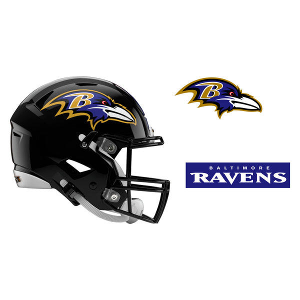 BALTIMORE RAVENS NFL STICKER 3x2.5 TEAM FOOTBALL HELMET LEAGUE