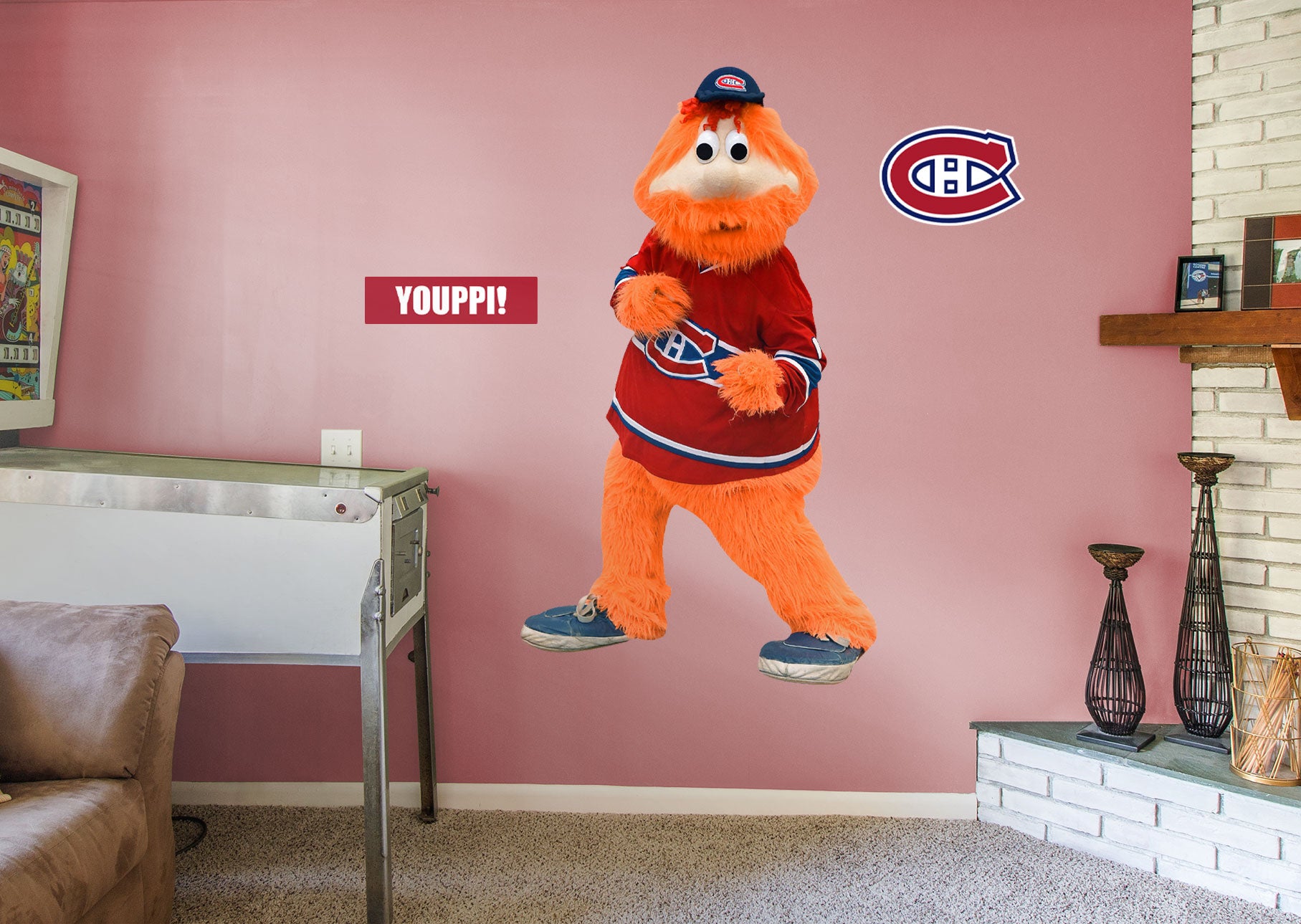 Montreal Canadiens: Youppi! Mascot - Officially Licensed NHL Removable ...