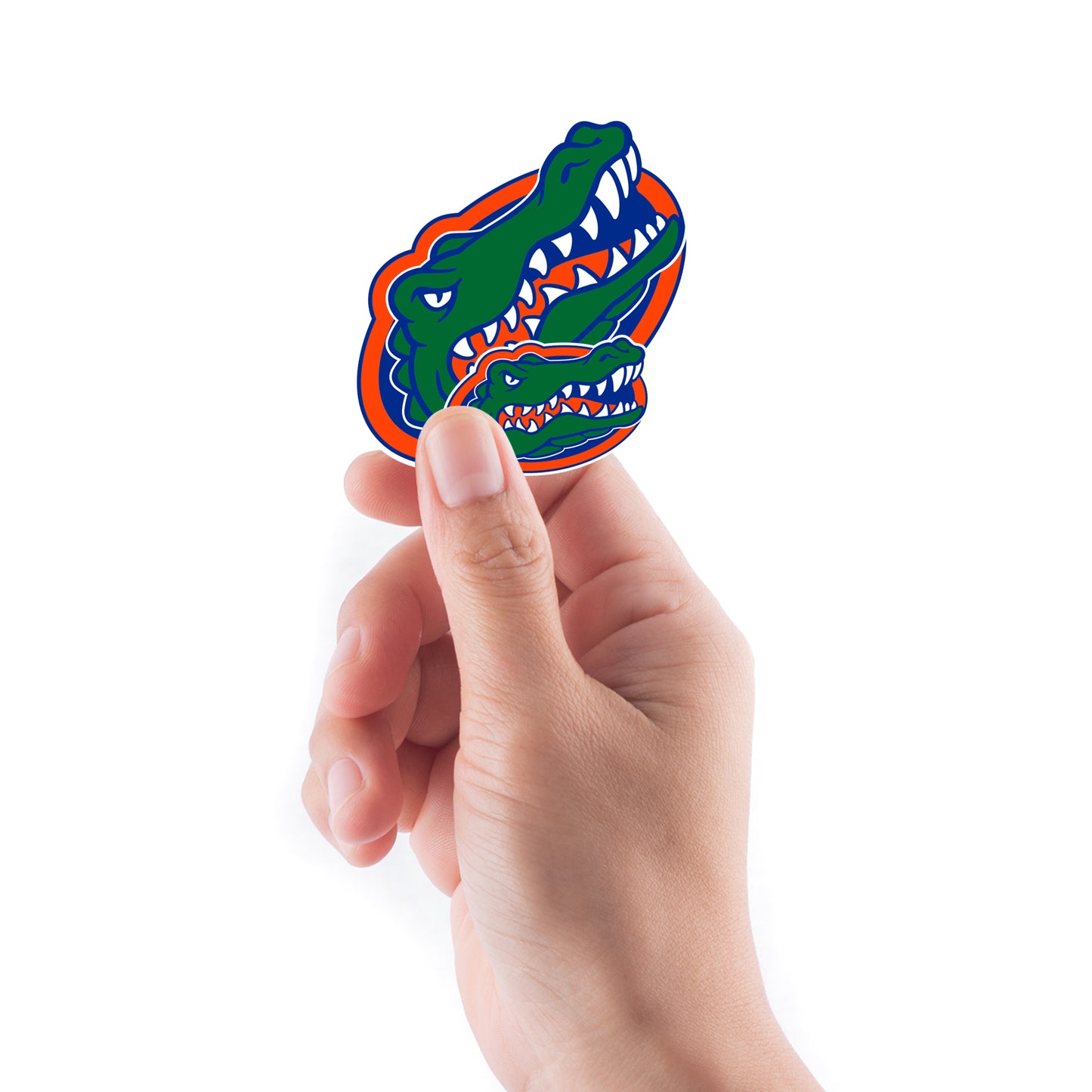 Sheet of 5 -U of Flordia: Florida Gators  Logo Minis        - Officially Licensed NCAA Removable    Adhesive Decal