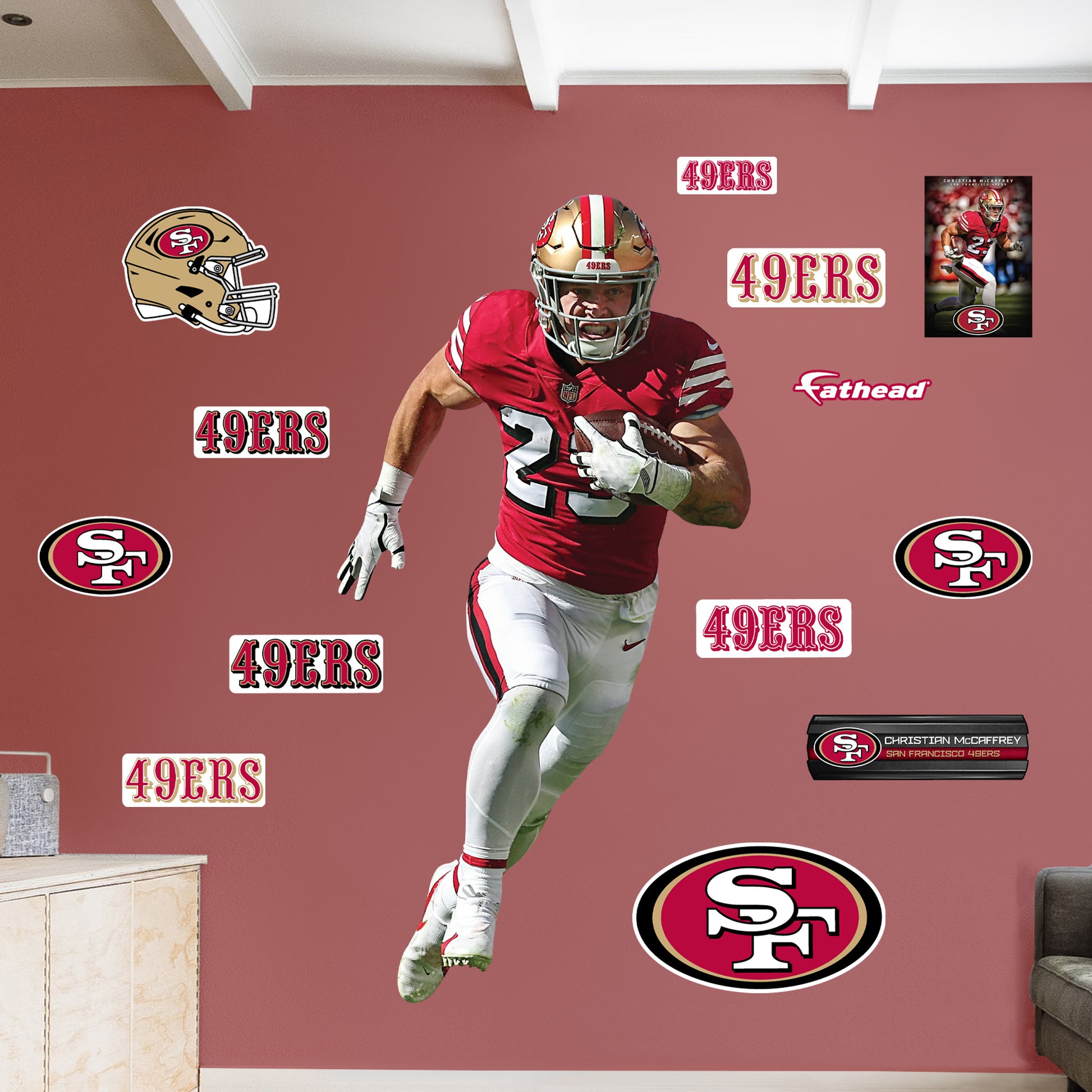 San Francisco 49ers: Logo - Officially Licensed NFL Removable Adhesive –  Fathead