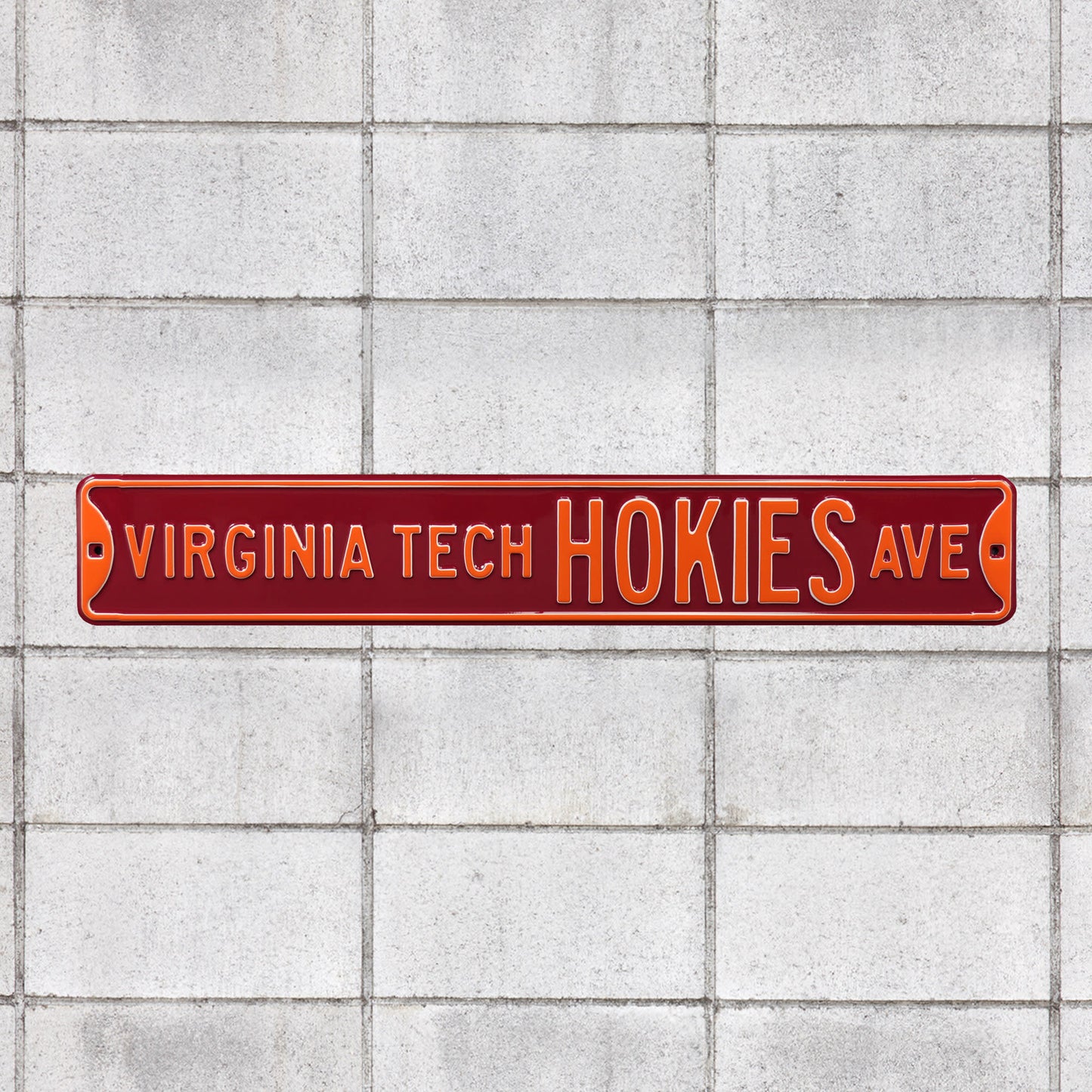 Virginia Tech Hokies: Virginia Tech Hokies Avenue - Officially Licensed Metal Street Sign