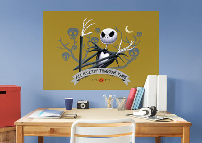 The Nightmare Before Christmas:  All Hail Mural        - Officially Licensed Disney Removable Wall   Adhesive Decal