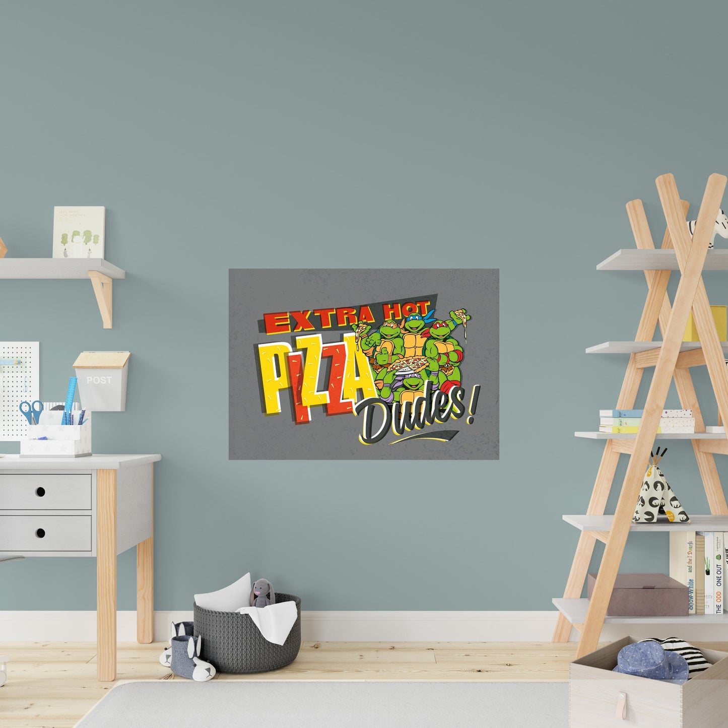 Teenage Mutant Ninja Turtles: Extra Hot Pizza Poster - Officially Licensed Nickelodeon Removable Adhesive Decal