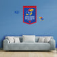 Kansas Jayhawks: 2022 Basketball Championships Banner - Officially Licensed NCAA Removable Adhesive Decal