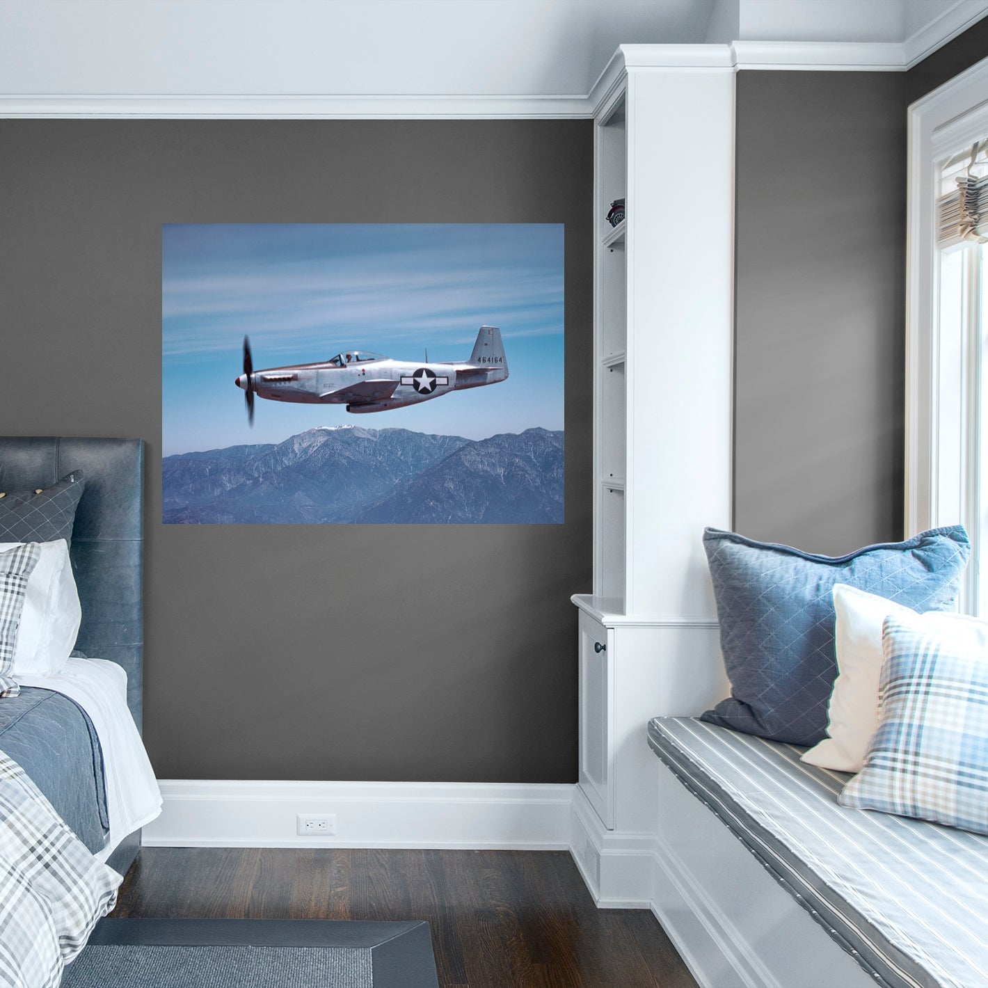 Boeing: Boeing 84-171c Poster - Officially Licensed Boeing Removable Adhesive Decal