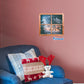 Christmas:  Small City Instant Windows        -   Removable     Adhesive Decal