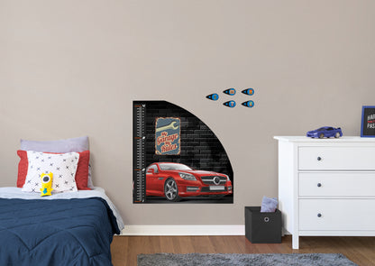Automobile Growth Charts Hartop Convertible Car - Removable Wall Decal
