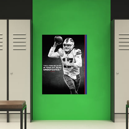 Josh Allen NFL Removable Wall Decal