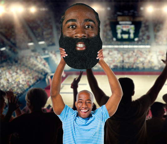 Los Angeles Clippers: James Harden    Foam Core Cutout  - Officially Licensed NBPA    Big Head
