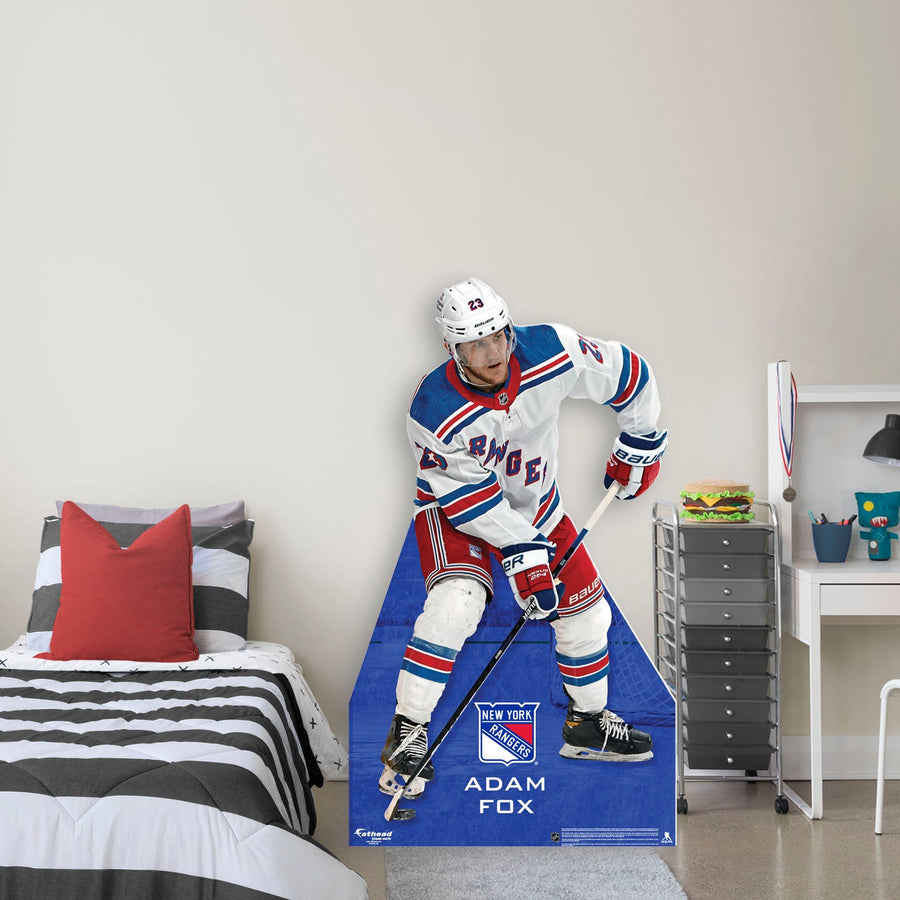 Adam Fox - Life-Size Stand Out - Official NHL - New York Rangers - Foam Core Cutout