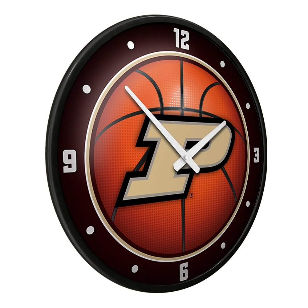Purdue Boilermakers: Basketball - Modern Disc Wall Clock - The Fan-Brand