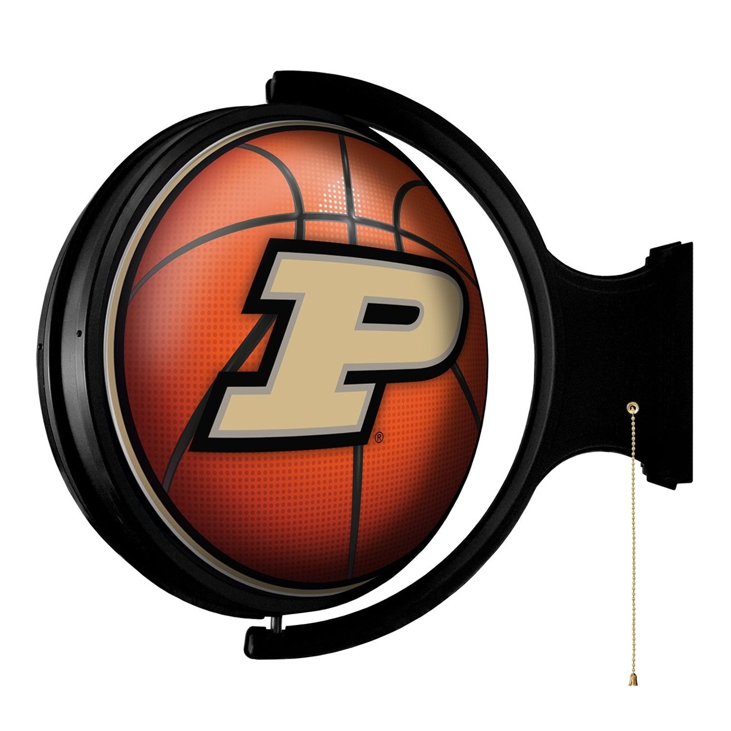 Purdue Boilermakers: Basketball - Original Round Rotating Lighted Wall Sign - The Fan-Brand