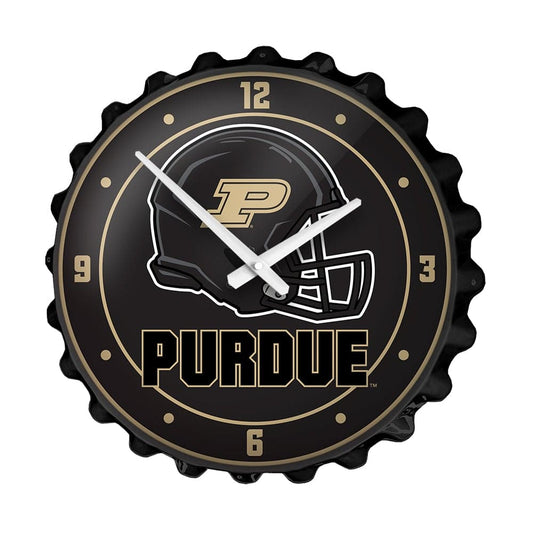 Purdue Boilermakers: Helmet - Bottle Cap Wall Clock - The Fan-Brand