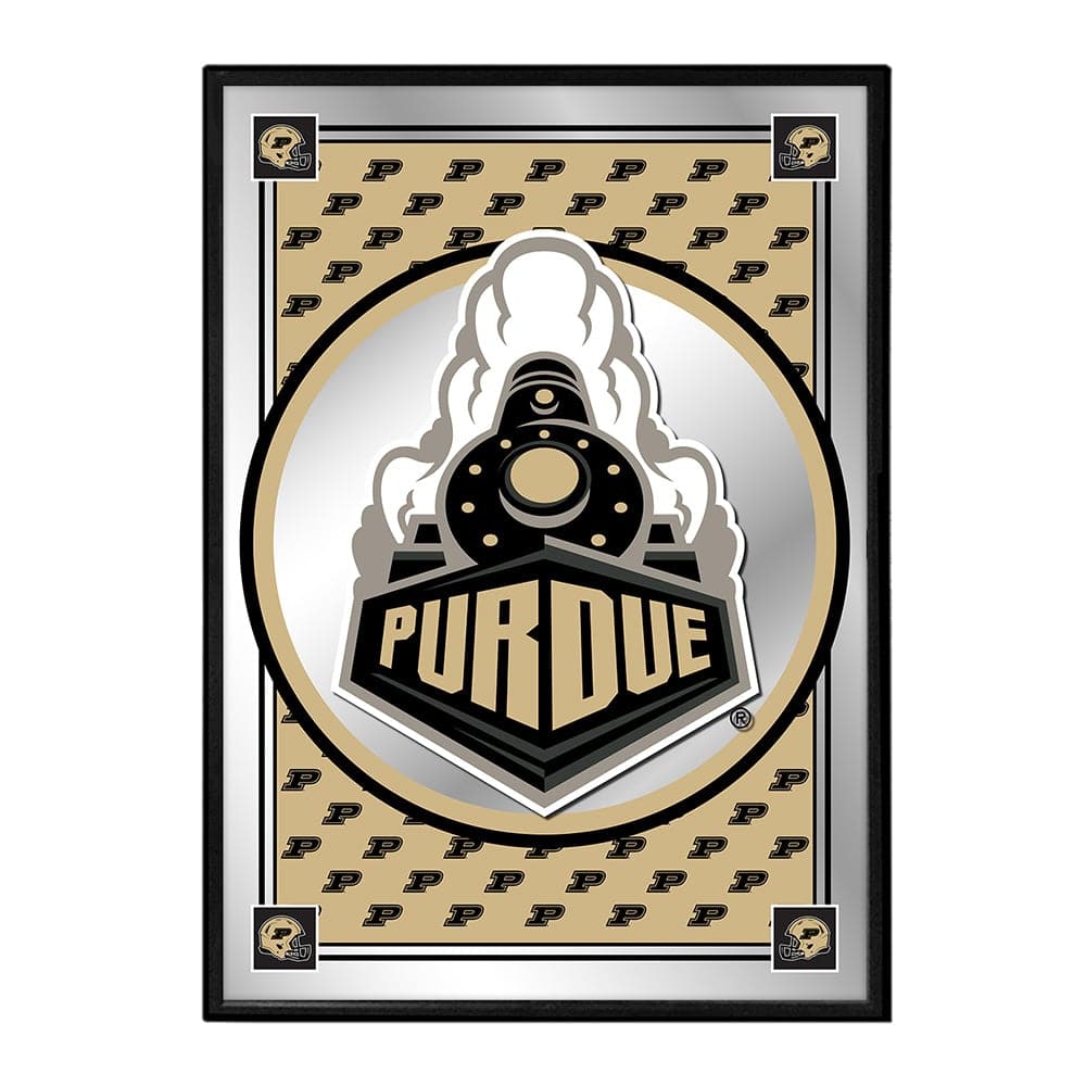 Purdue Boilermakers: Team Spirit, Special - Framed Mirrored Wall Sign - The Fan-Brand
