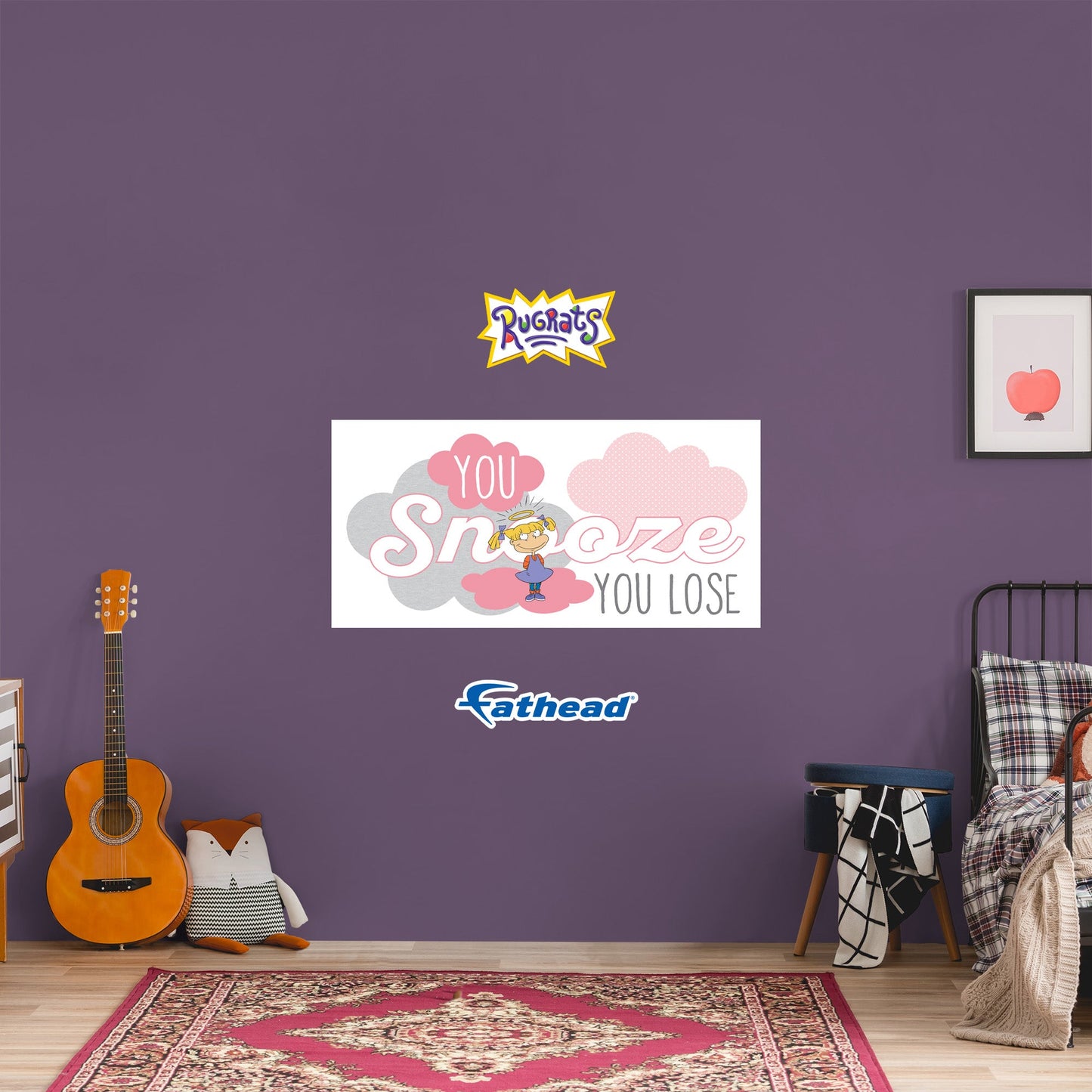 Rugrats: You Snooze You Loose Poster - Officially Licensed Nickelodeon Removable Adhesive Decal
