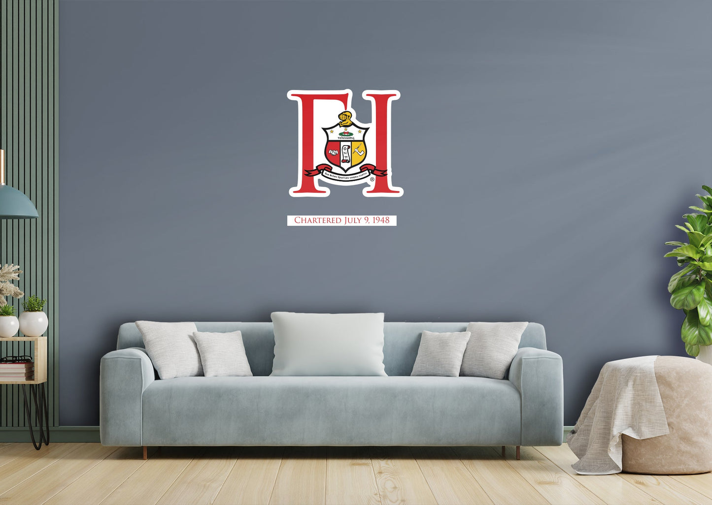 Kappa Alpha Psi: Gamma Kappa Chapter Date RealBig - Officially Licensed Fraternity Removable Adhesive Decal