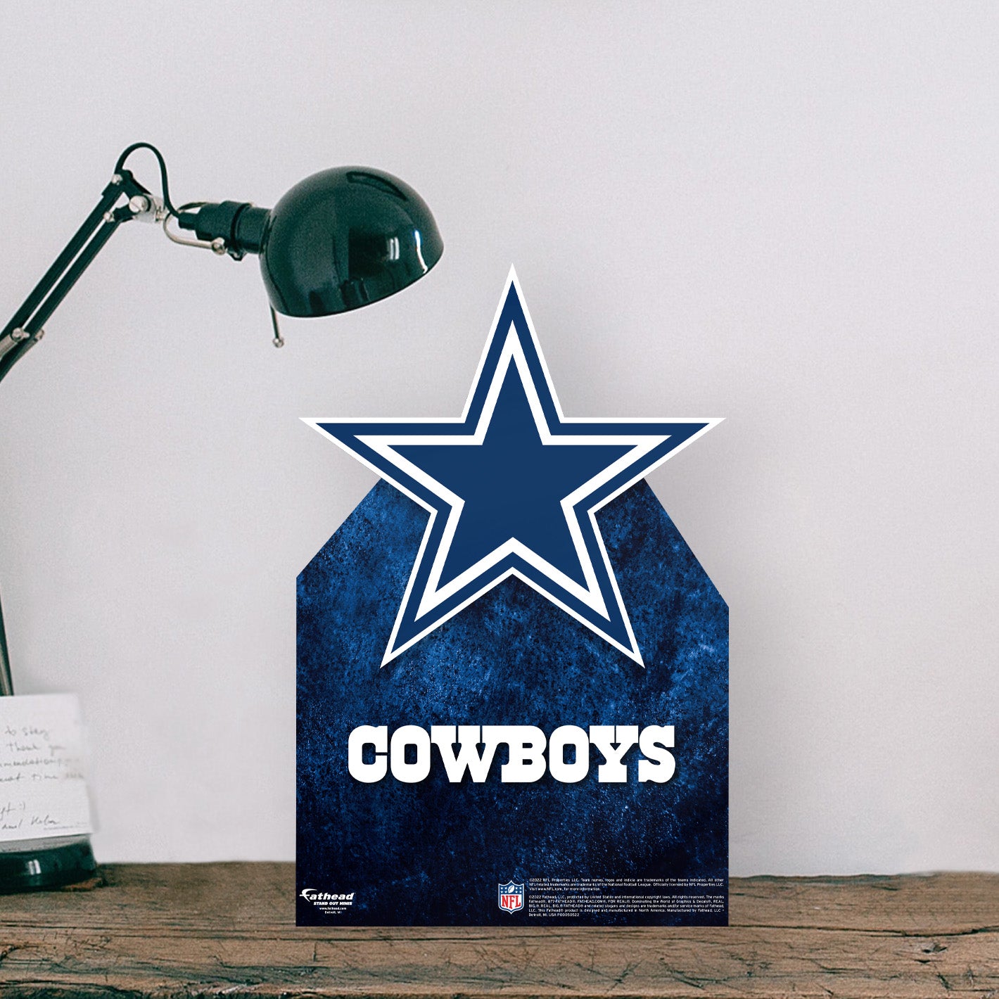 Dallas Cowboys:  2022 Logo  Mini   Cardstock Cutout  - Officially Licensed NFL    Stand Out