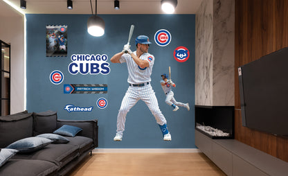 Chicago Cubs: Patrick Wisdom 2021        - Officially Licensed MLB Removable     Adhesive Decal