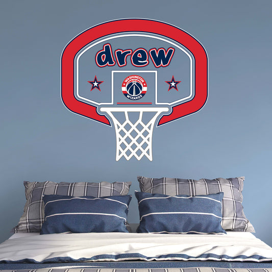 Washington Wizards: Personalized Name - Officially Licensed NBA Transfer Decal