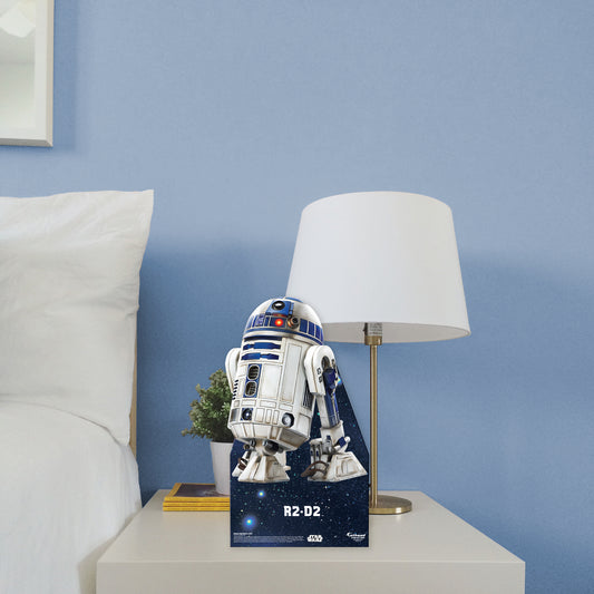 R2-D2 Hyper Real  Mini   Cardstock Cutout  - Officially Licensed Star Wars    Stand Out