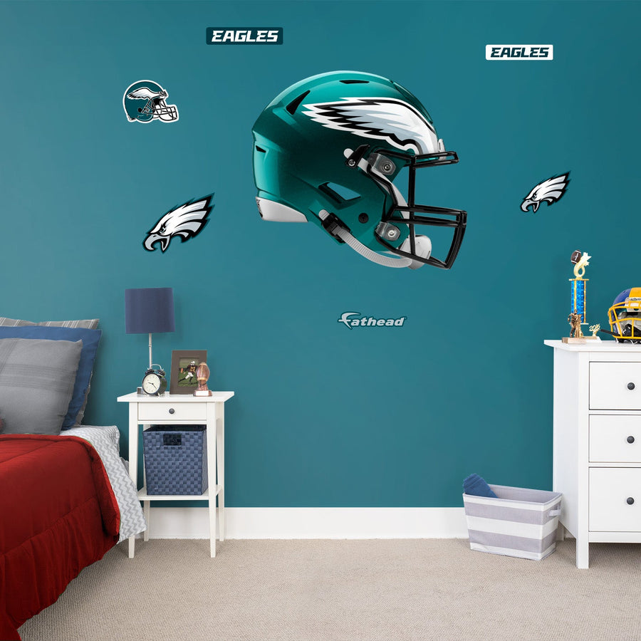 Philadelphia Eagles - RealBig Helmet Collection - Official NFL - Reusable Vinyl Wall Decals #2
