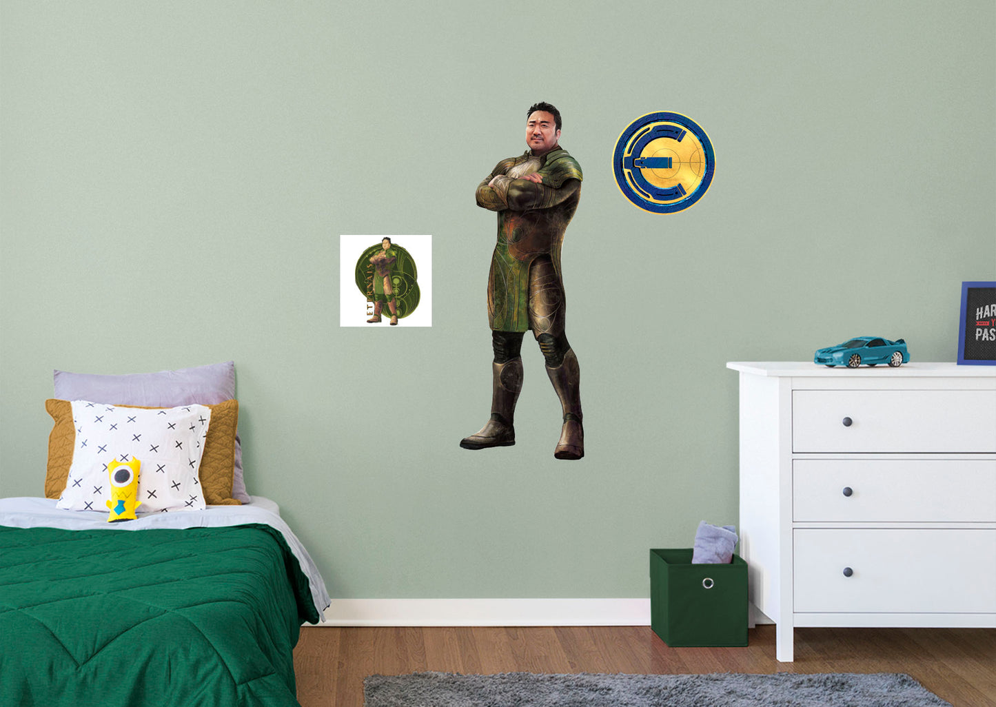 Eternals: Gilgamesh RealBig        - Officially Licensed Marvel Removable Wall   Adhesive Decal