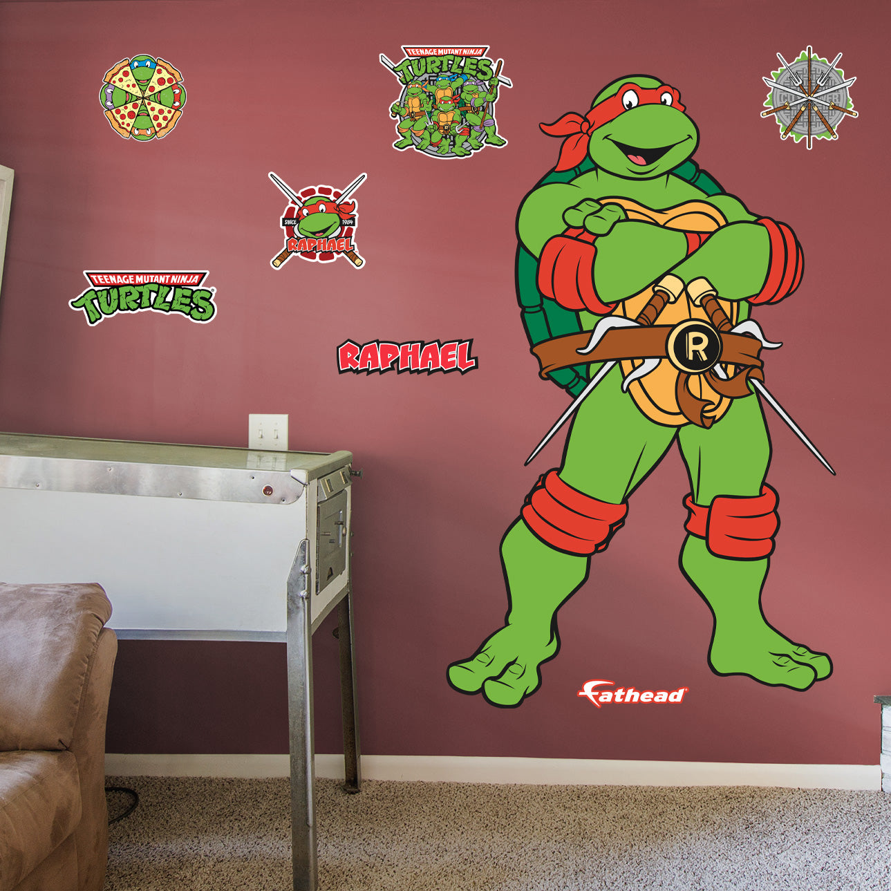 Life-Size Character +7 Decals  (48"W x 78"H) 