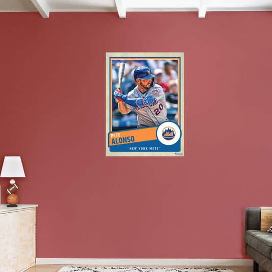 New York Mets: Pete Alonso 2022 Poster        - Officially Licensed MLB Removable     Adhesive Decal