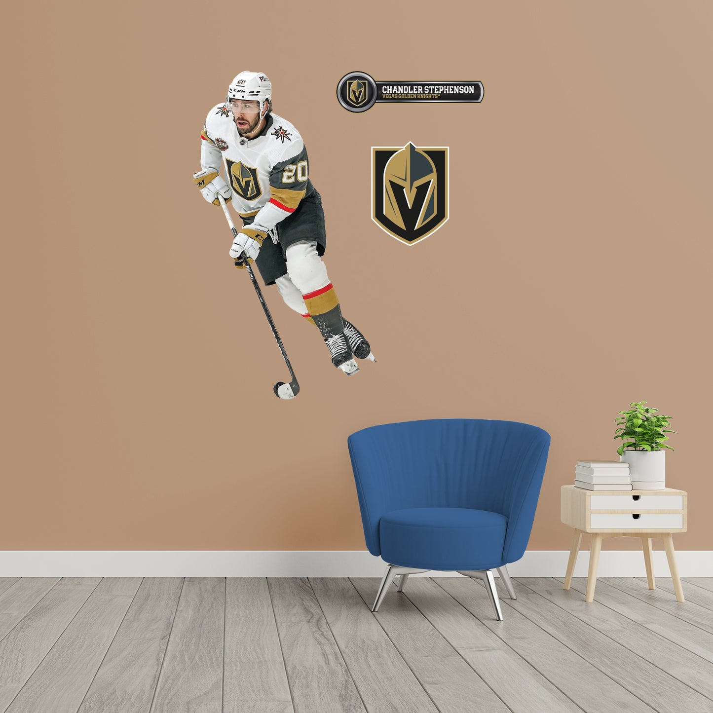Vegas Golden Knights: Chandler Stephenson - Officially Licensed NHL Removable Adhesive Decal