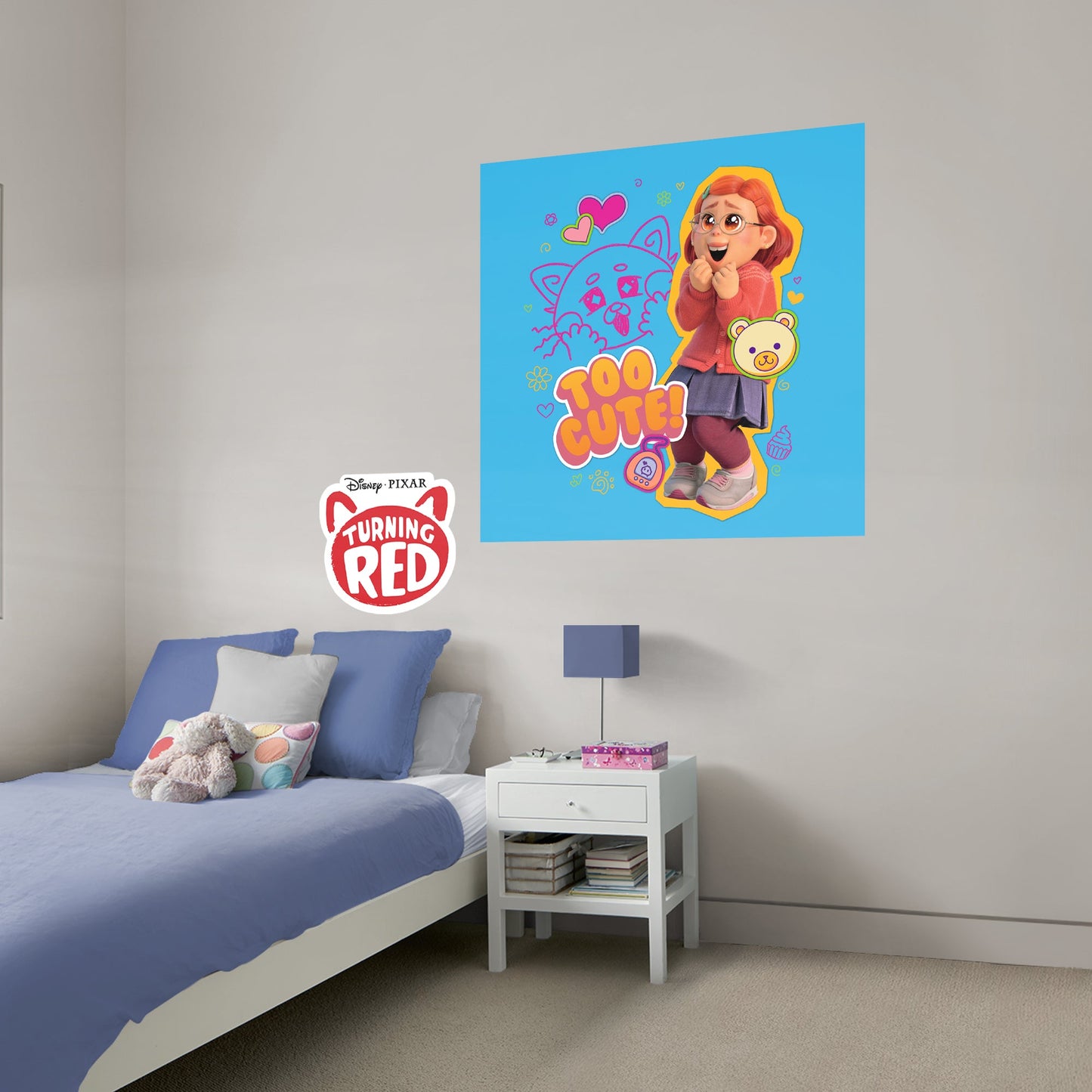 Turning Red: Meilin Too Cute Poster - Officially Licensed Disney Removable Adhesive Decal