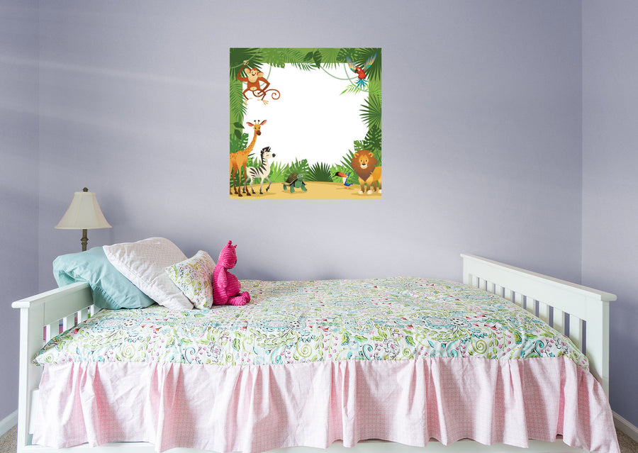 Jungle:  Reunion Dry Erase        -   Removable Wall   Adhesive Decal
