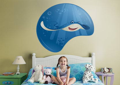 Nursery:  Stingray Icon        -   Removable Wall   Adhesive Decal