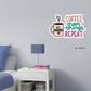 Coffee. Mom. Things. Repeat.        - Officially Licensed Big Moods Removable     Adhesive Decal