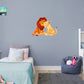 The Lion King: Simba and Nala Kids        - Officially Licensed Disney Removable Wall   Adhesive Decal