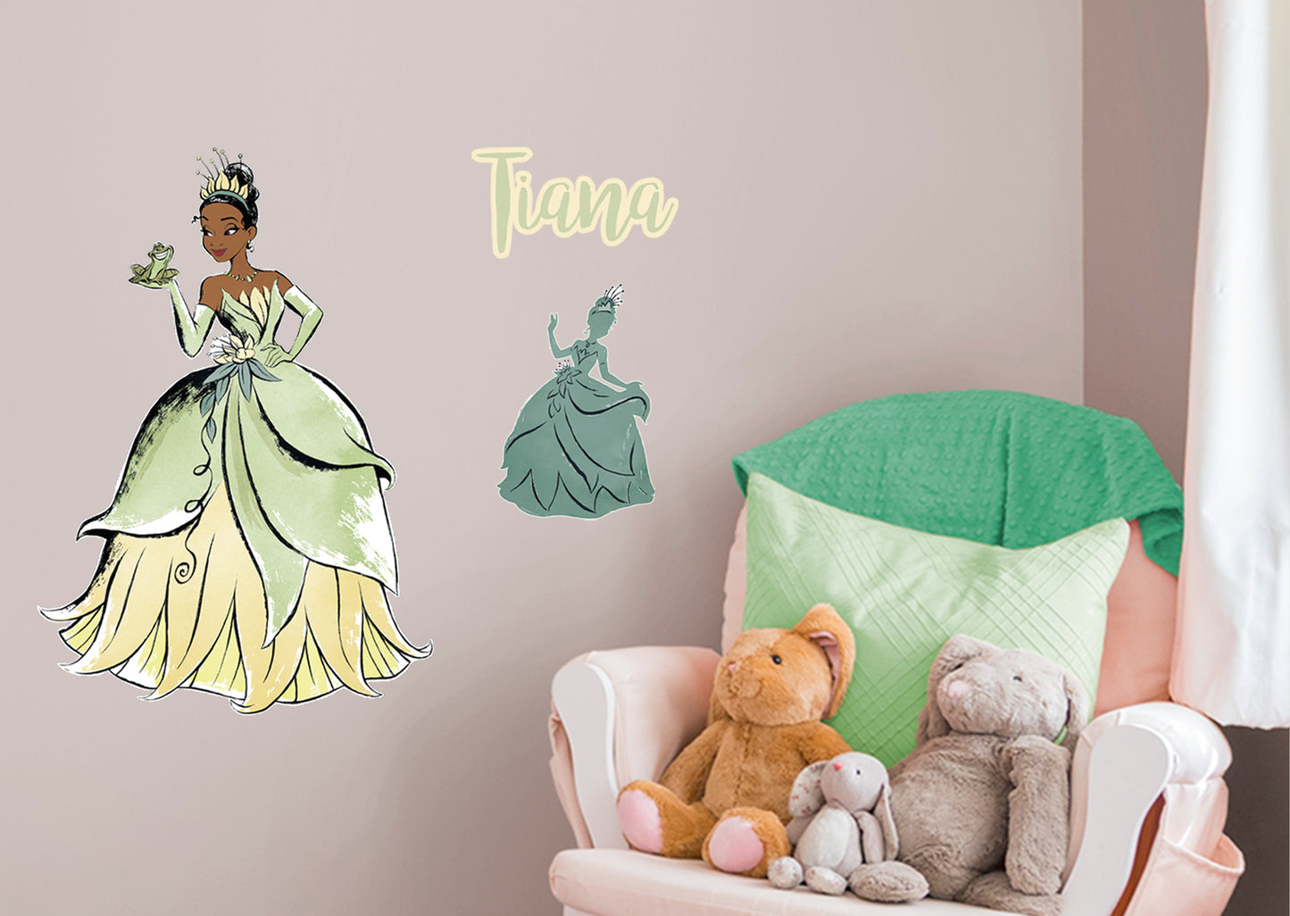Princess and the Frog: Tiana Modern Storybook        - Officially Licensed Disney Removable Wall   Adhesive Decal