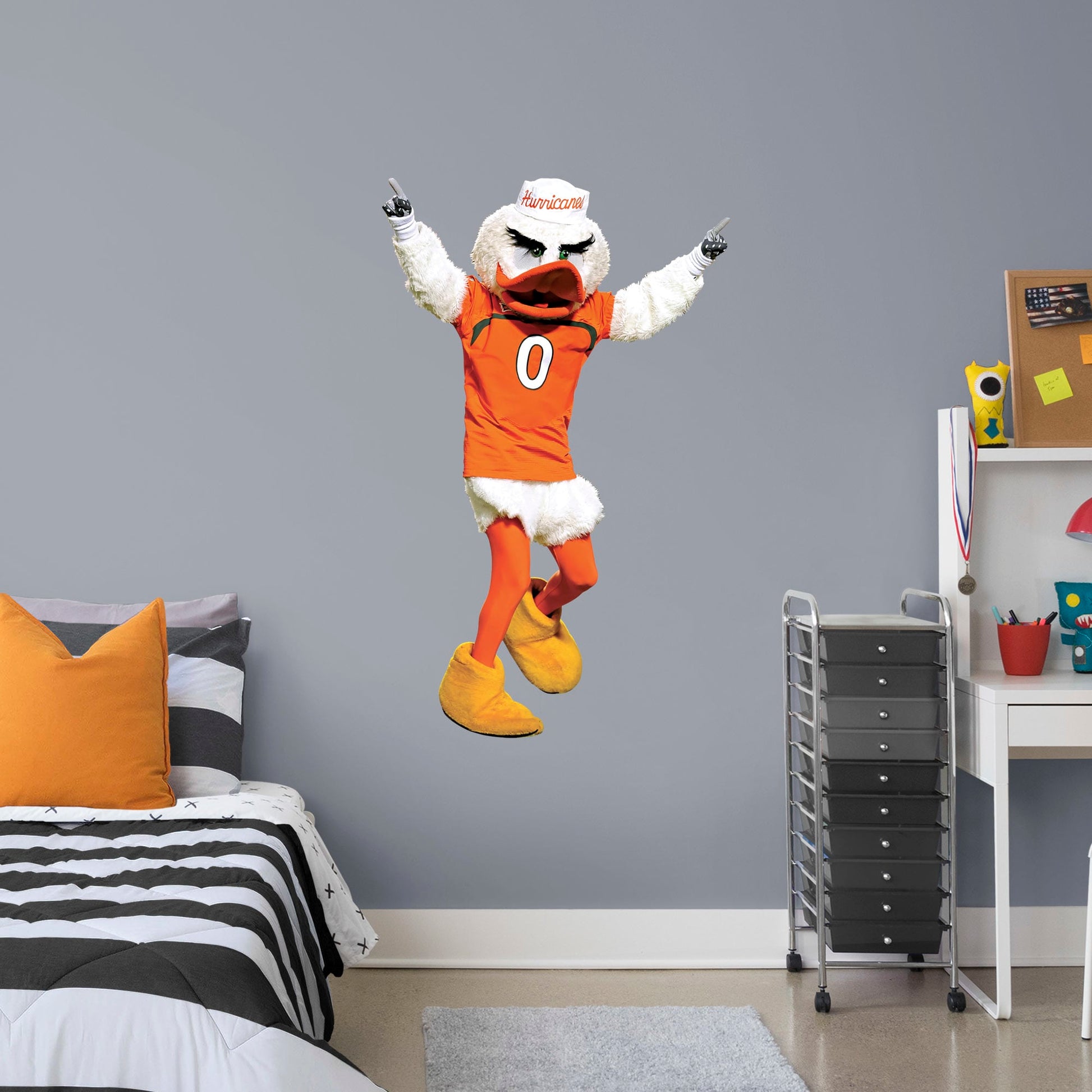 Giant Mascot + 2 Decals (32"W x 51"H)