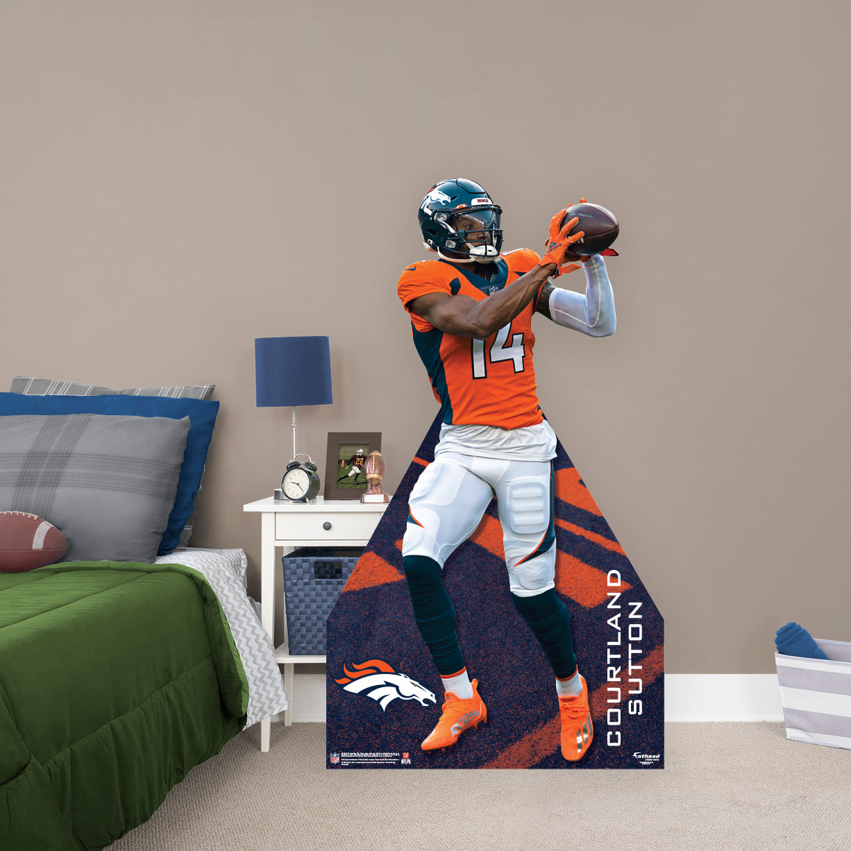 Denver Broncos: Courtland Sutton   Life-Size   Foam Core Cutout  - Officially Licensed NFL    Stand Out