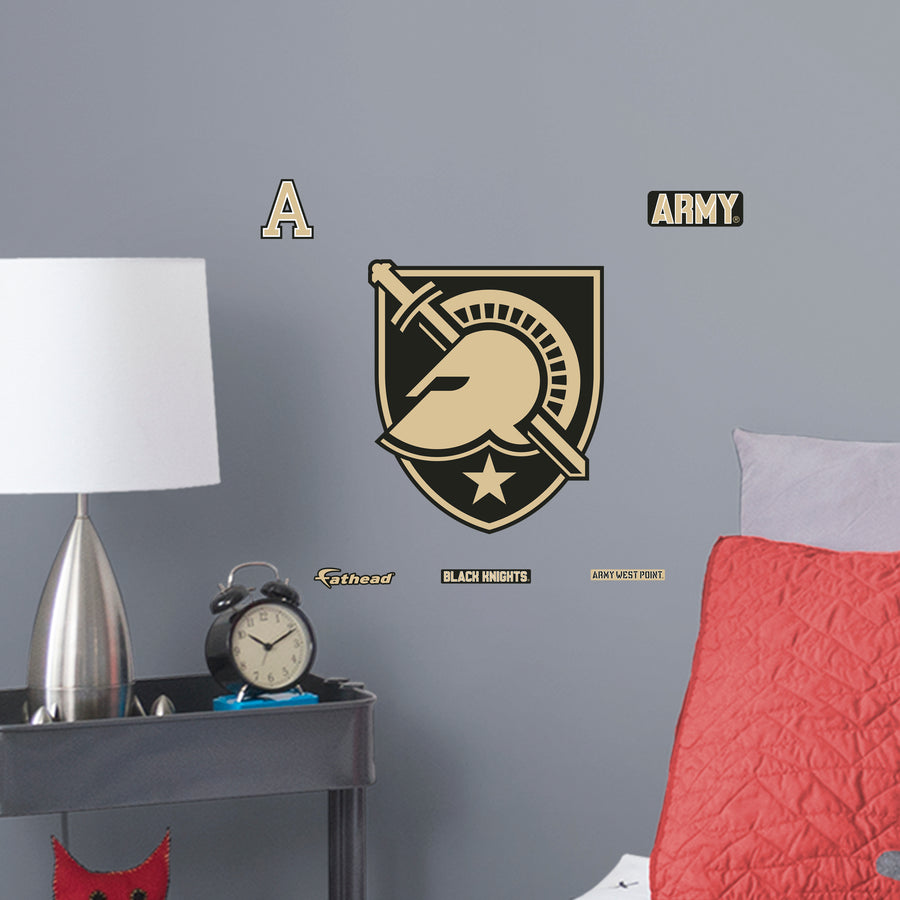 Army Black Knights - RealBig Logo Collection - Official NCAA - Reusable Vinyl Wall Decals #1