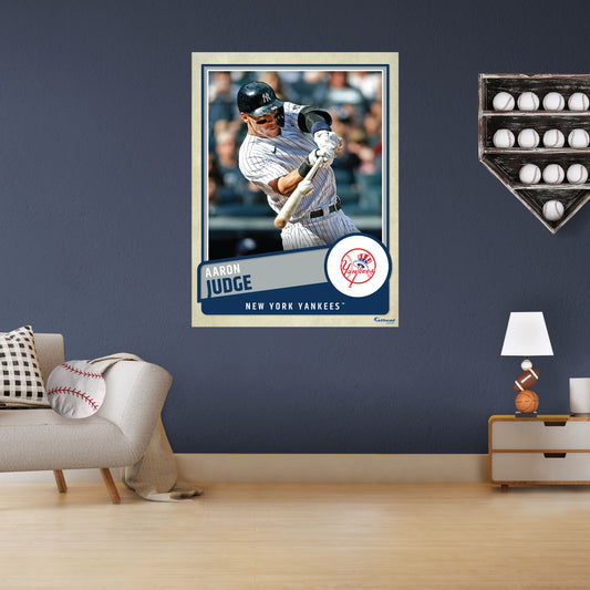 New York Yankees: Aaron Judge  Poster        - Officially Licensed MLB Removable     Adhesive Decal