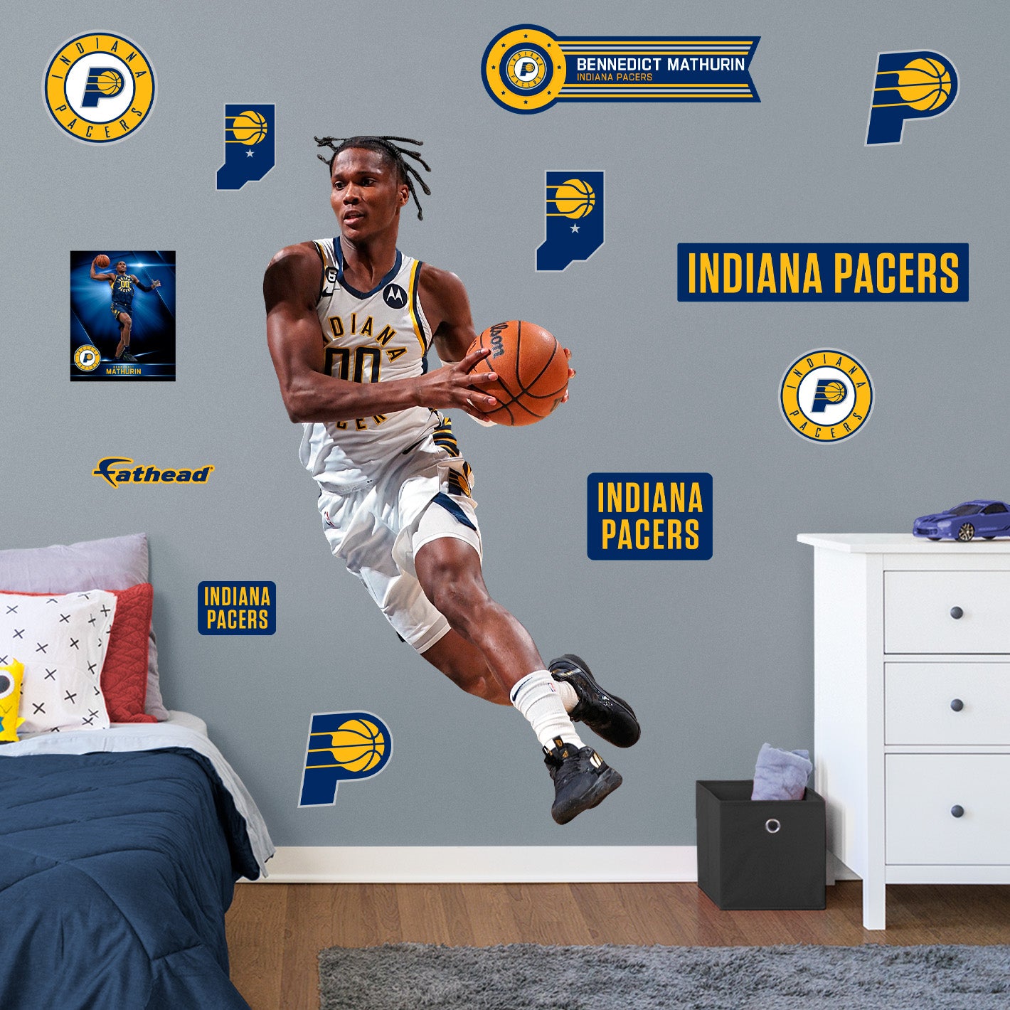 Indiana Pacers: Bennedict Mathurin 2022 - Officially Licensed NBA