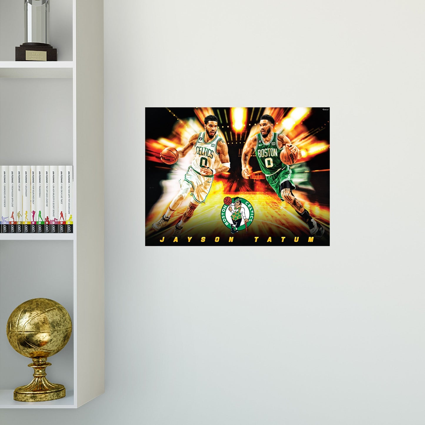 Boston Celtics: Jayson Tatum Icon Poster - Officially Licensed NBA Removable Adhesive Decal