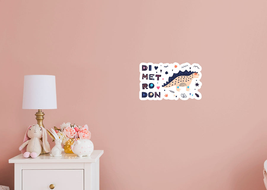 Dinosaurs: Dimetrodon Icon        -   Removable Wall   Adhesive Decal