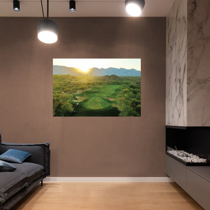 Golf: Landscape Poster        -   Removable     Adhesive Decal