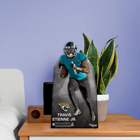 Jacksonville Jaguars: Travis Etienne Jr. Mini Cardstock Cutout - Officially Licensed NFL Stand Out