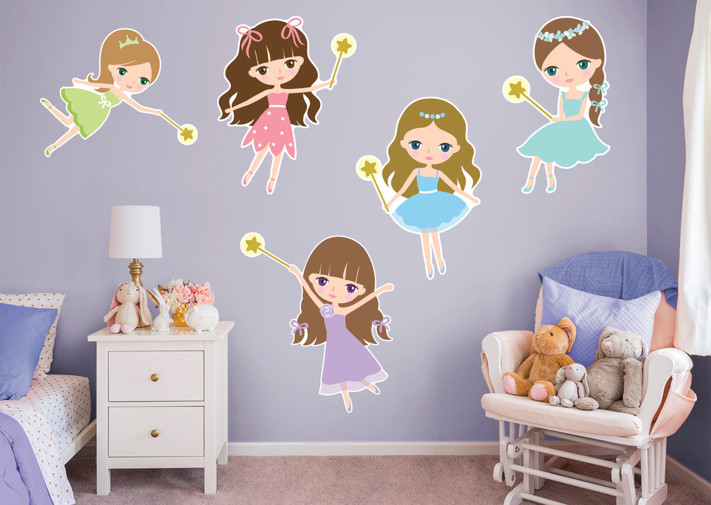 Nursery:  Sparkles Collection        -   Removable Wall   Adhesive Decal