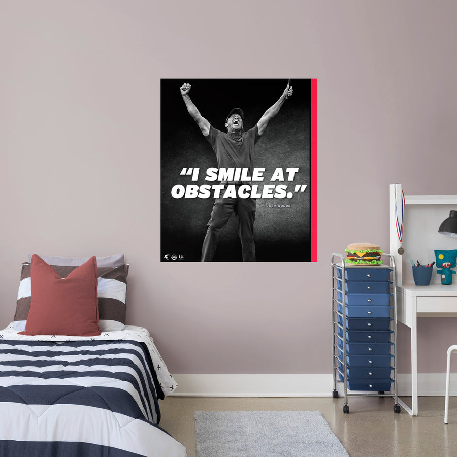 Tiger Woods - Inspirational - Peel & Stick Poster - Officially Licensed - Reusable Vinyl Wall Decal