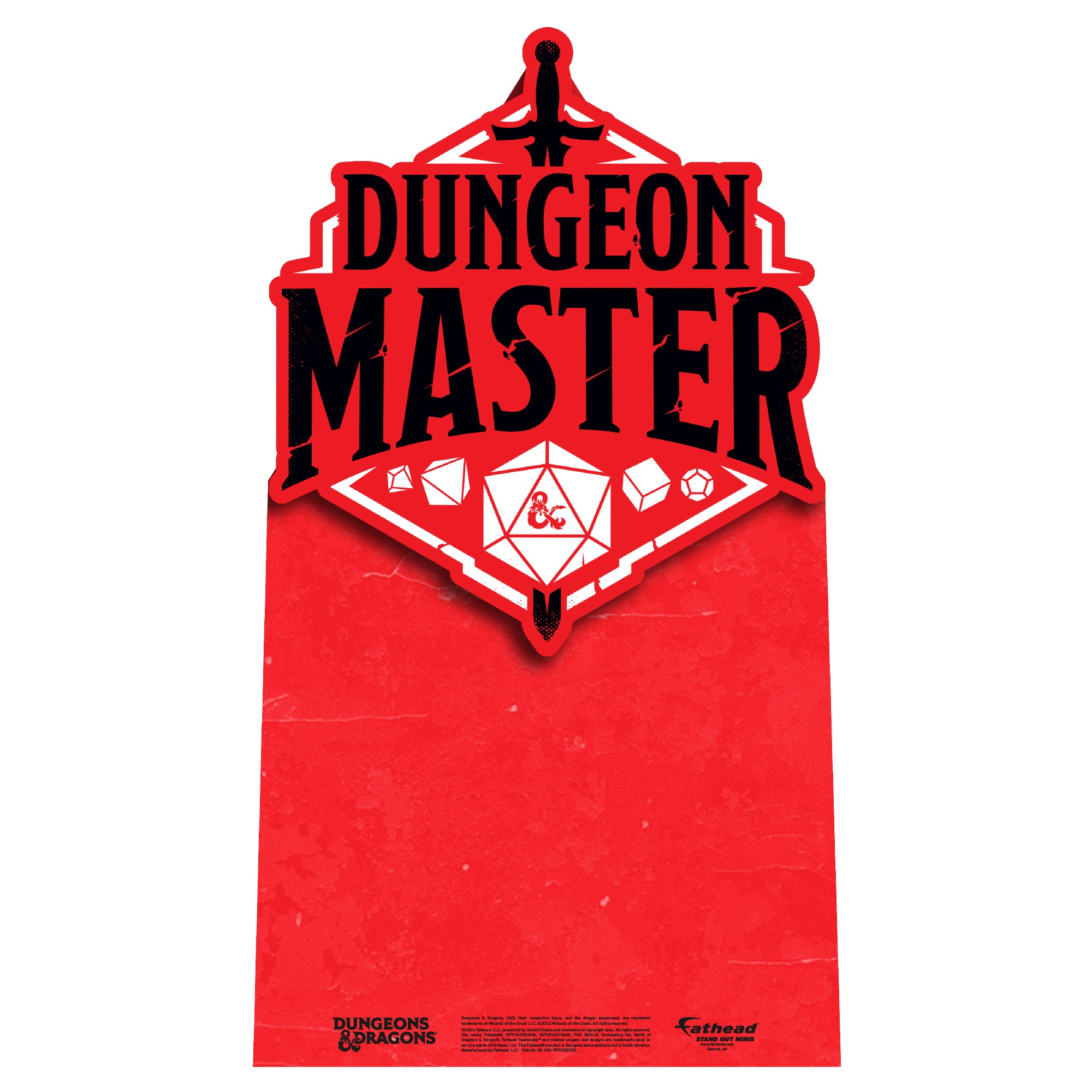 Dungeons & Dragons: Dungeon Master Minis Cardstock Cutout - Officially 