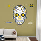 Michigan Wolverines:   Skull        - Officially Licensed NCAA Removable     Adhesive Decal