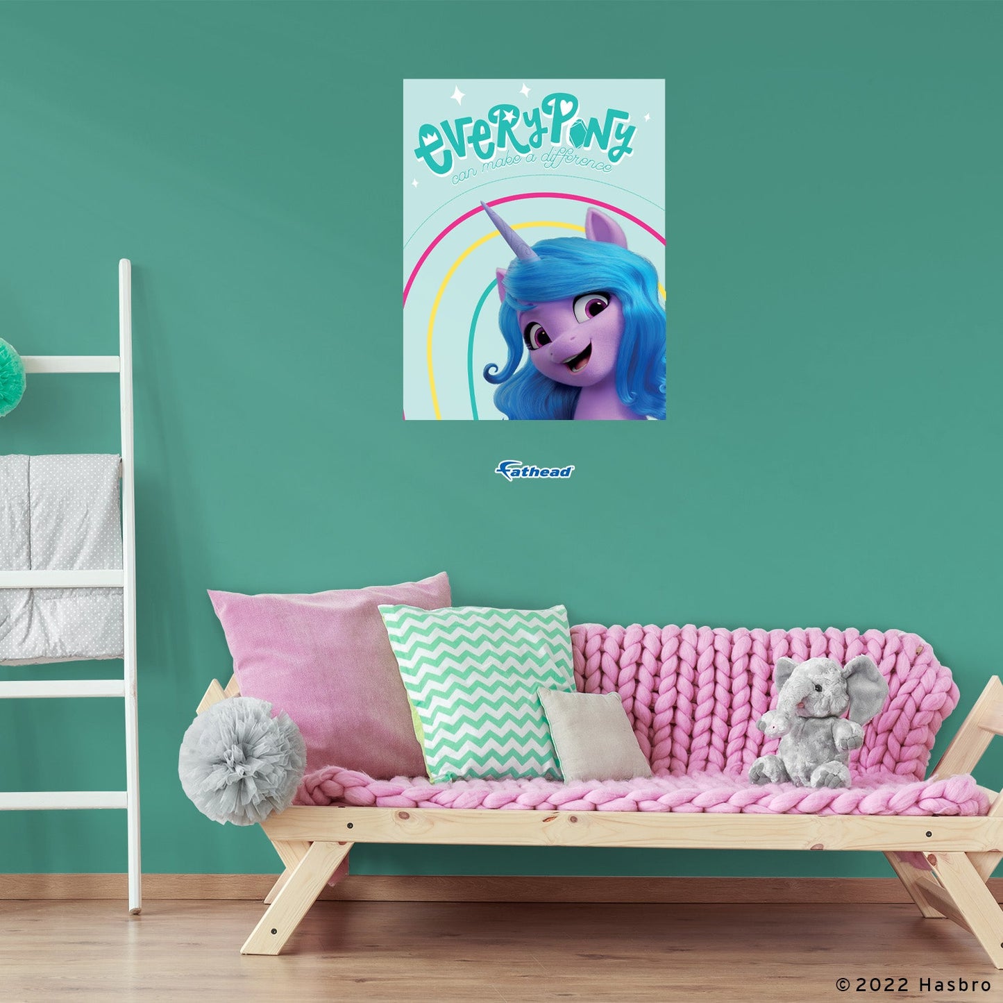 My Little Pony Movie 2: Every Pony Can Make A Difference Poster - Officially Licensed Hasbro Removable Adhesive Decal